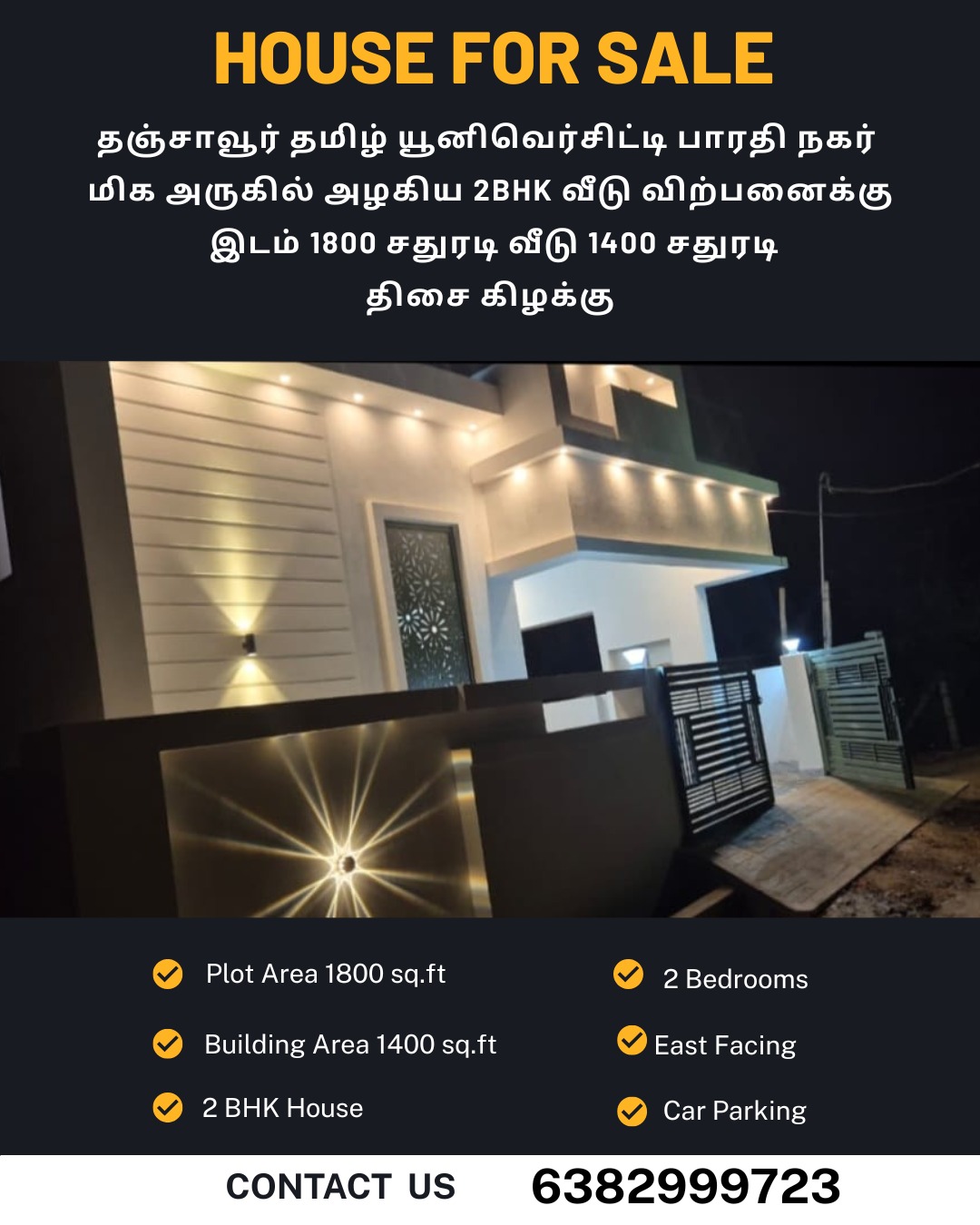 Residential House / Villa for Sale in Medical college, Thanjavur , Thanjavur